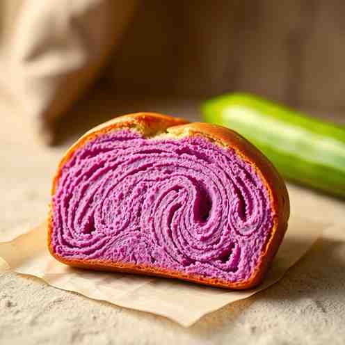 Bake Hawaiian Taro Bread - Soft, Sweet & Purple